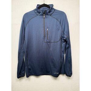 Icewear Iceland Long Sleeve Performance 1/4 Zip Pullover, Navy Blue, Large